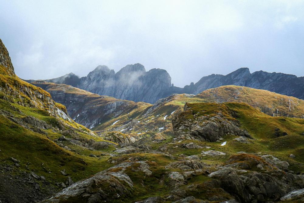 Mountain hiking