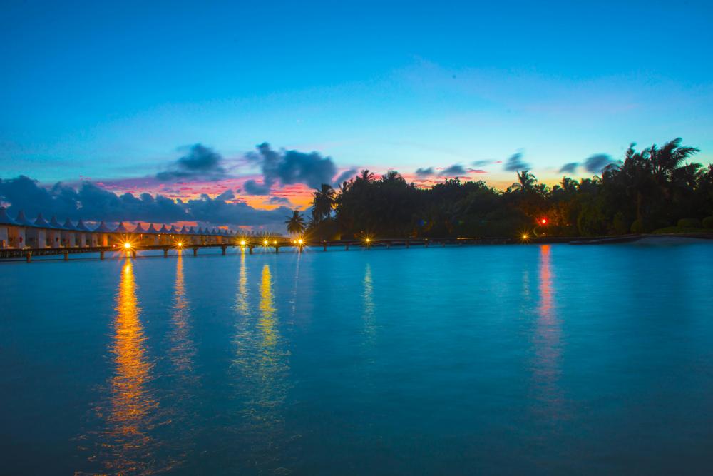 tropical sunset